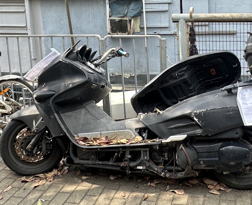 Abandoned Vehicle (Motorcycle)